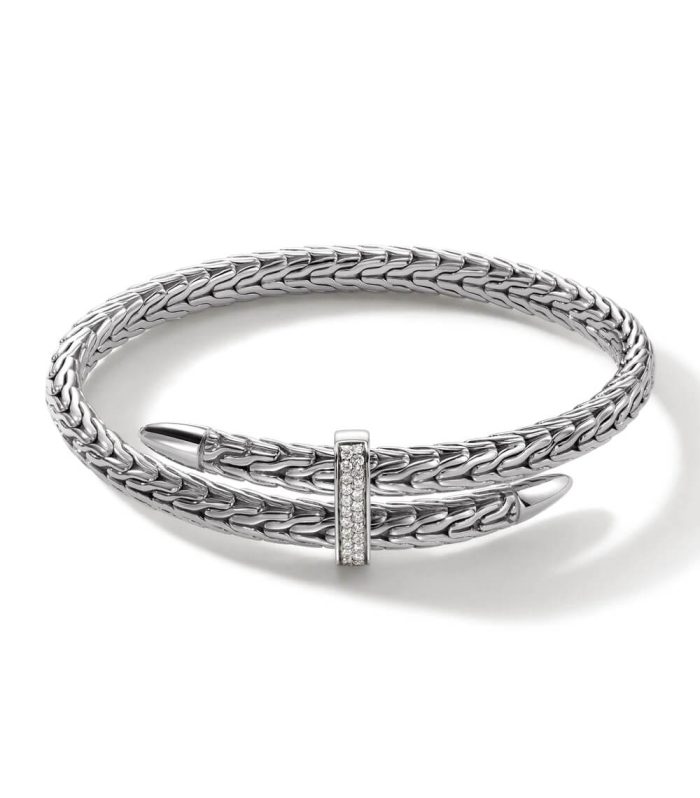 Spear Flex Cuff, Sterling Silver